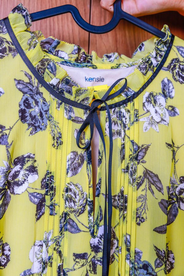 MAXI DRESS AMARILLO CON FLORES - Image 2