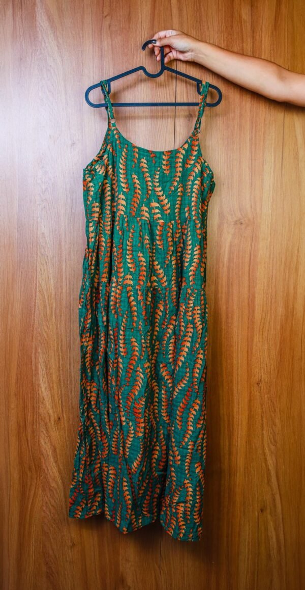 VESTIDO PLAYERO VERDE/MAMEY