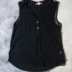 BLUSA NEGRA TRANSPARENTE