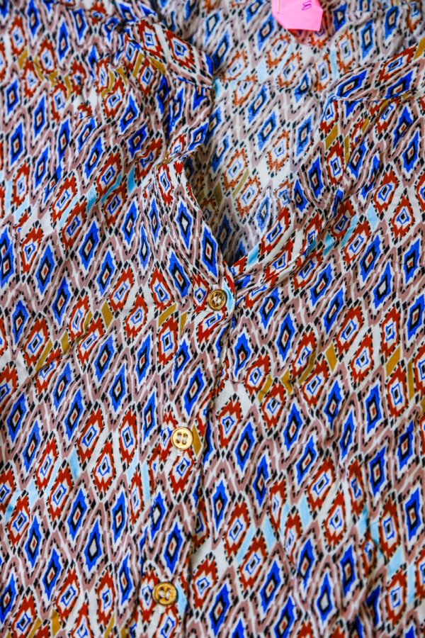 BLUSA MUJER, MULTICOLOR, ETNICA