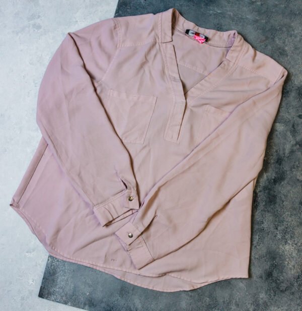 CAMISA SEDA ROSADA