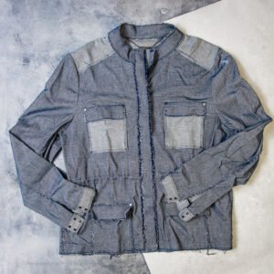 CHAQUETA  JEANS MUJER TIPO MILITAR