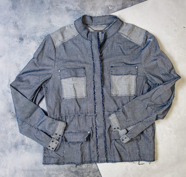 CHAQUETA  JEANS MUJER TIPO MILITAR