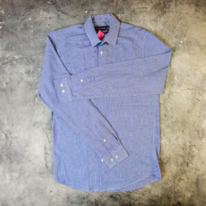 CAMISA PRIMARK SLIM FIT CUADROS AZULES
