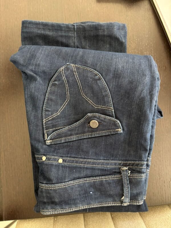 JEANS AZUL CON DISEÑO BOLSILLO POSTERIOR - Image 2