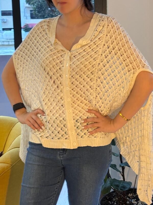 SWEATER TEJIDO BEIGE, JENNY POLANCO