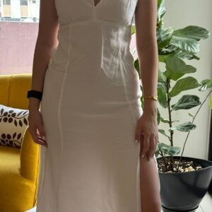 Vestido Blanco de Lino