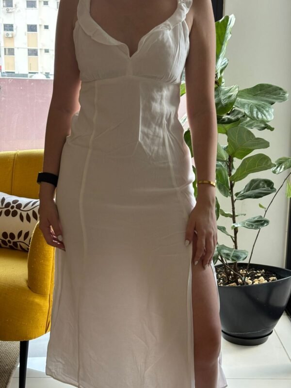 Vestido Blanco de Lino