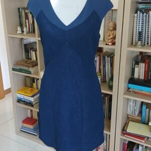 VESTIDO OFICINA AZUL MARINO