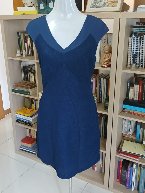 VESTIDO OFICINA AZUL MARINO